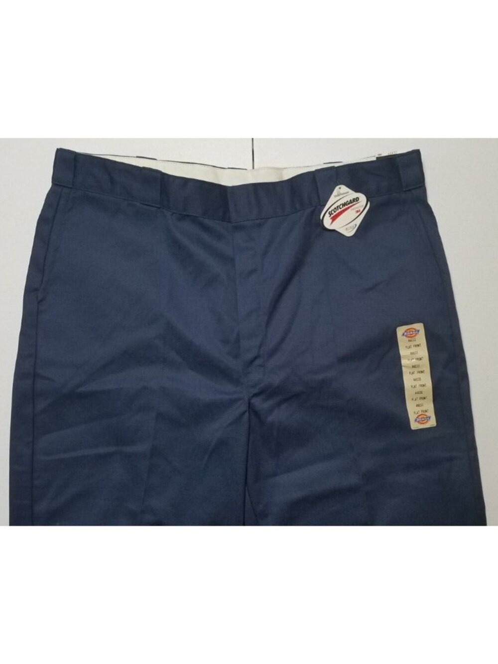 Dickies 874 Classic Fit Navy Blue Flat Front Outdoor Work Pant Men's 44x32 NWT